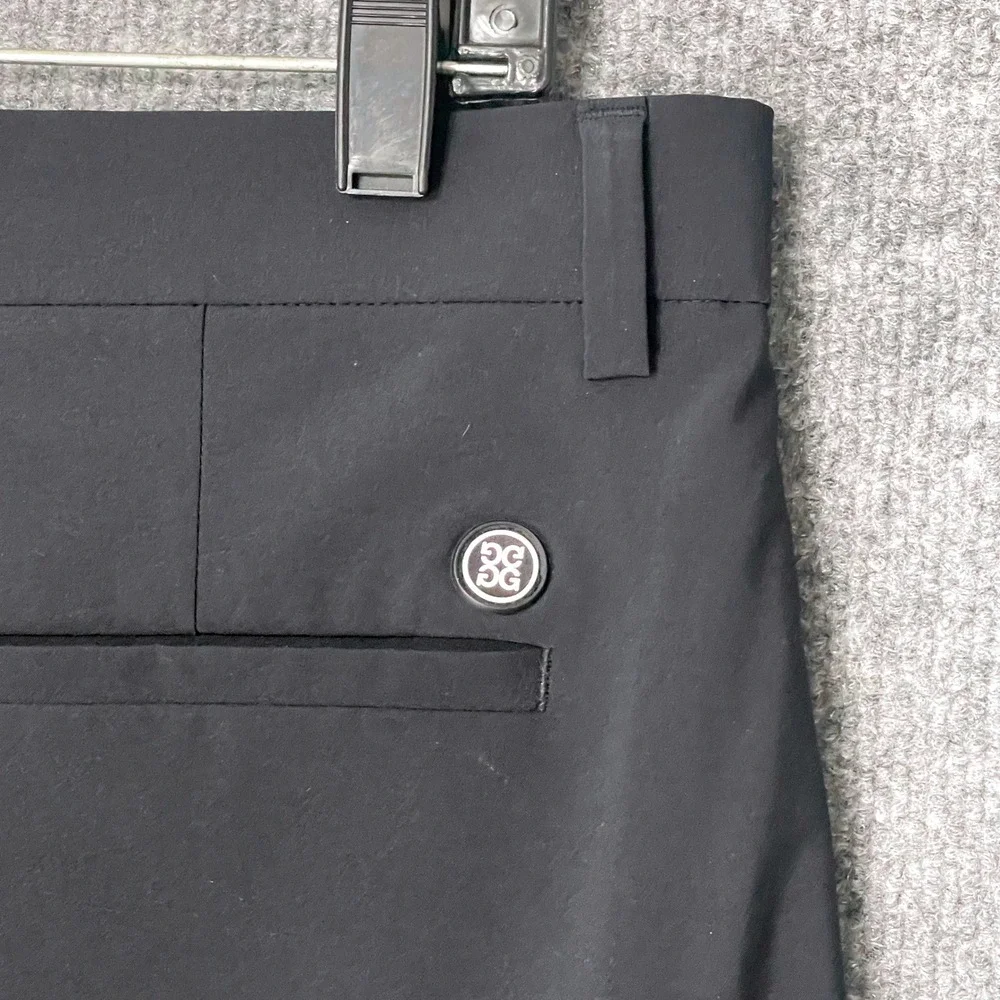 G/FORE Mens Onyx Tech Golf Shorts Black Size 33 Stretch Performance Golfcore